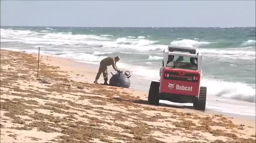 Unexploded Navy Mines Floating Freely In The Western Black Sea Towards NATO Waters.