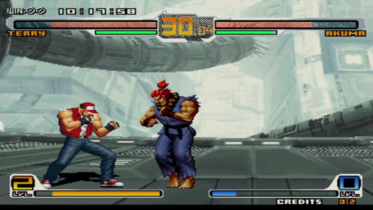 Terry vs Akuma