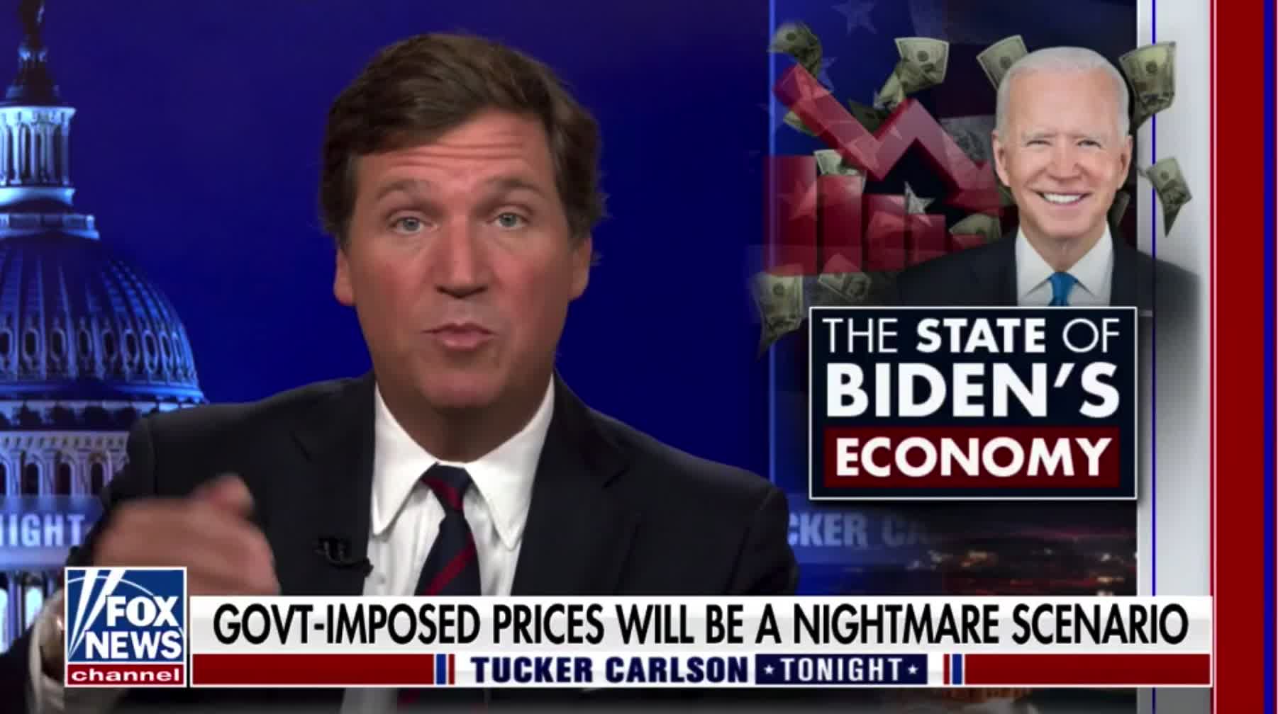 Tucker Carlson: "That's exactly of course what Elizabeth Warren is counting on: your suffering."