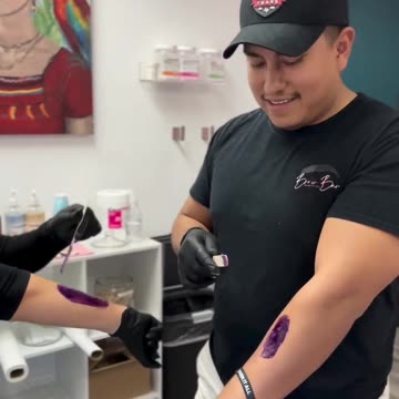 Hand Waxing with Smooth Purple Seduction Hard Wax by The Brow Bar Beauty Co.