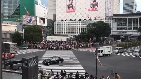 Tokyo’s Shibuya crossing