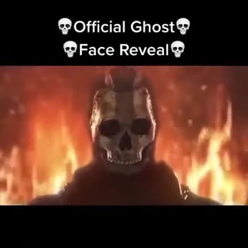 Official ghost face of revel..call of duty