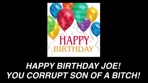 Happy Birthday to Joe Biden