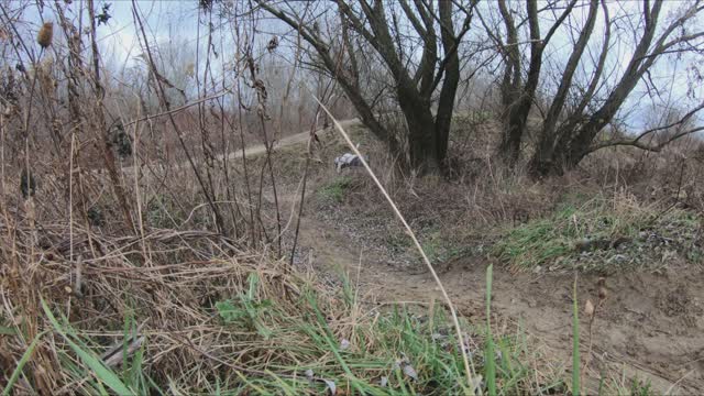 wet, slippery mud - not easy on GS