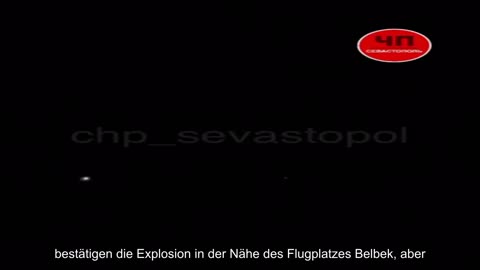 "Es gibt keine Explosionen, aber Sie halten fest": Die Krim bestätigt eine Explosion in der Nähe de