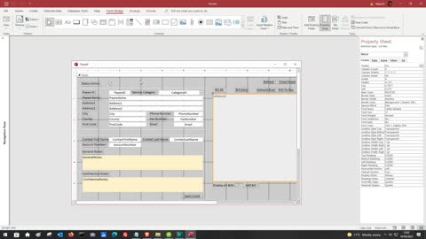 Changing the back colour on a form - Overlapping Window Style - (From directmc.co.uk)