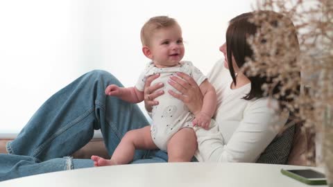 Girl And Mother