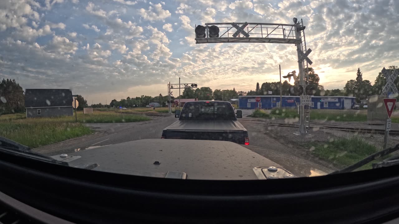 Timelapse From Drummond Island Mi to Kingsley Mi towing a Jeep part 1 -4K