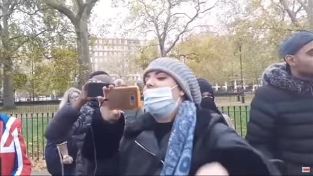 muslim and patriots argue speakers corner