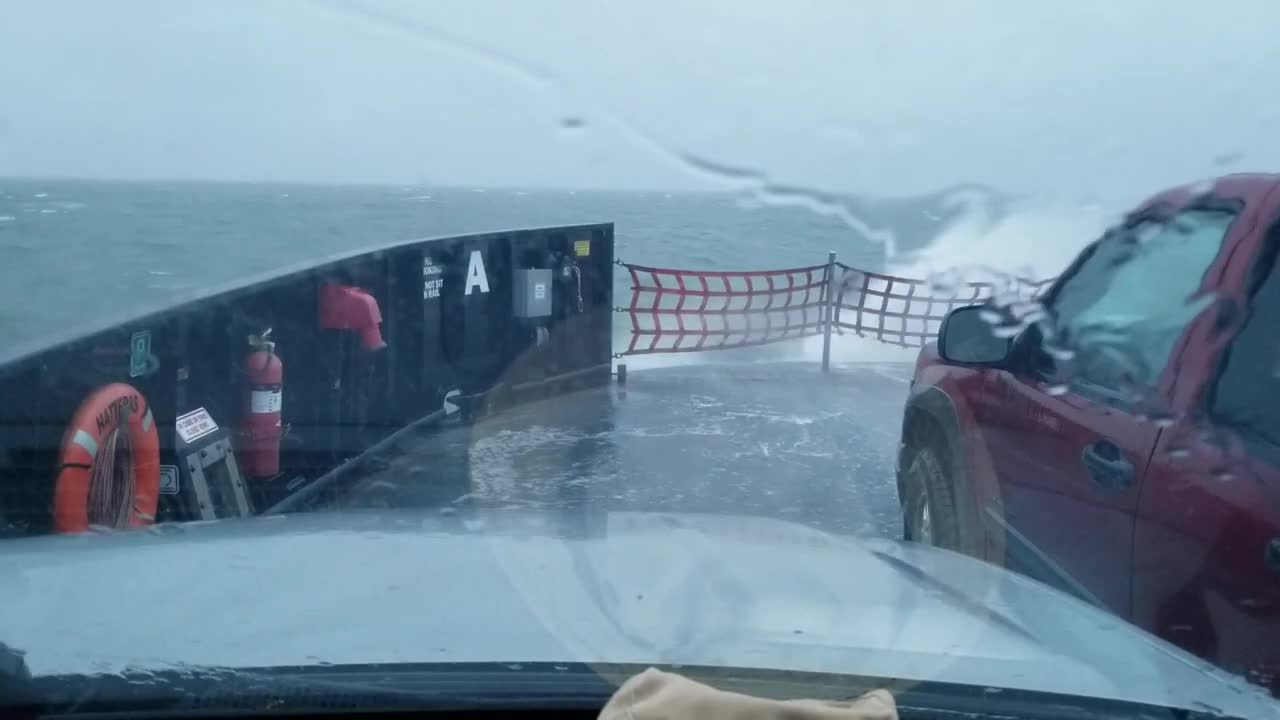 Ferry Ride - Rough Seas - Ocracoke To Hatteras 5/19/20