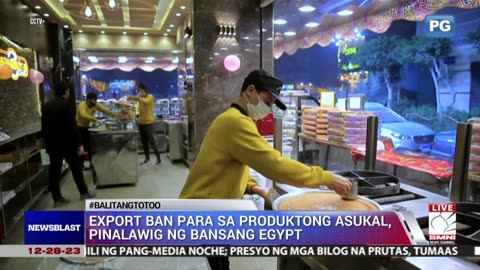 Export ban para sa produktong asukal, pinalawig ng bansang Egypt