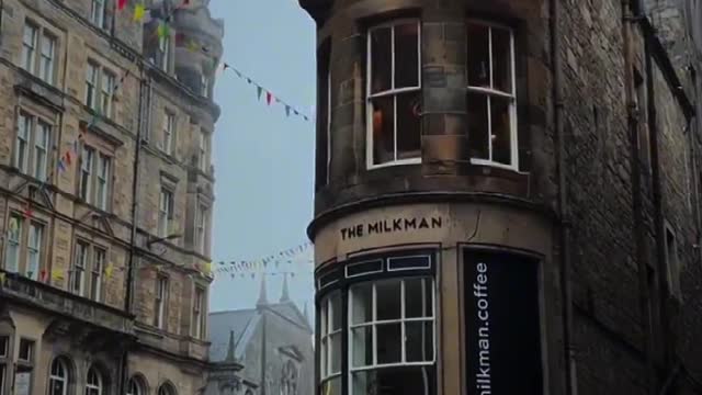 Edinburgh after rain has an ancient and mysterious romantic atmosphere