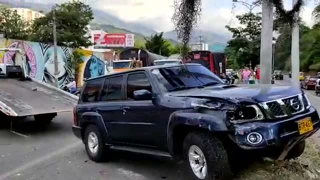 Accidente de tránsito en la Autopista a Floridablanca