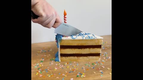 Funny cake cutting videos viral