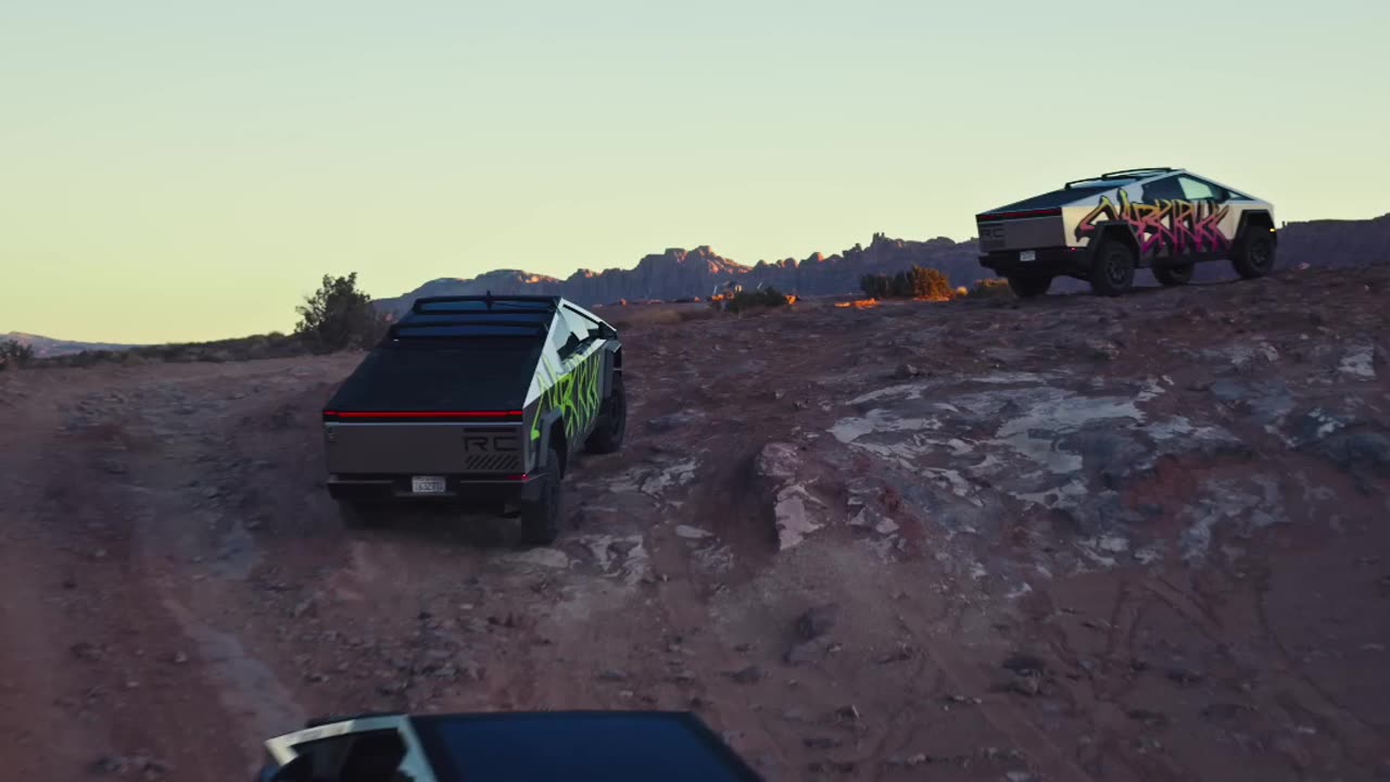 Cybertruck Hype? Cybertruck Demonstrates "Trail Assist" Offroad