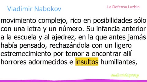 Vladimir Nabokov - La Defensa Luzhin 2/2