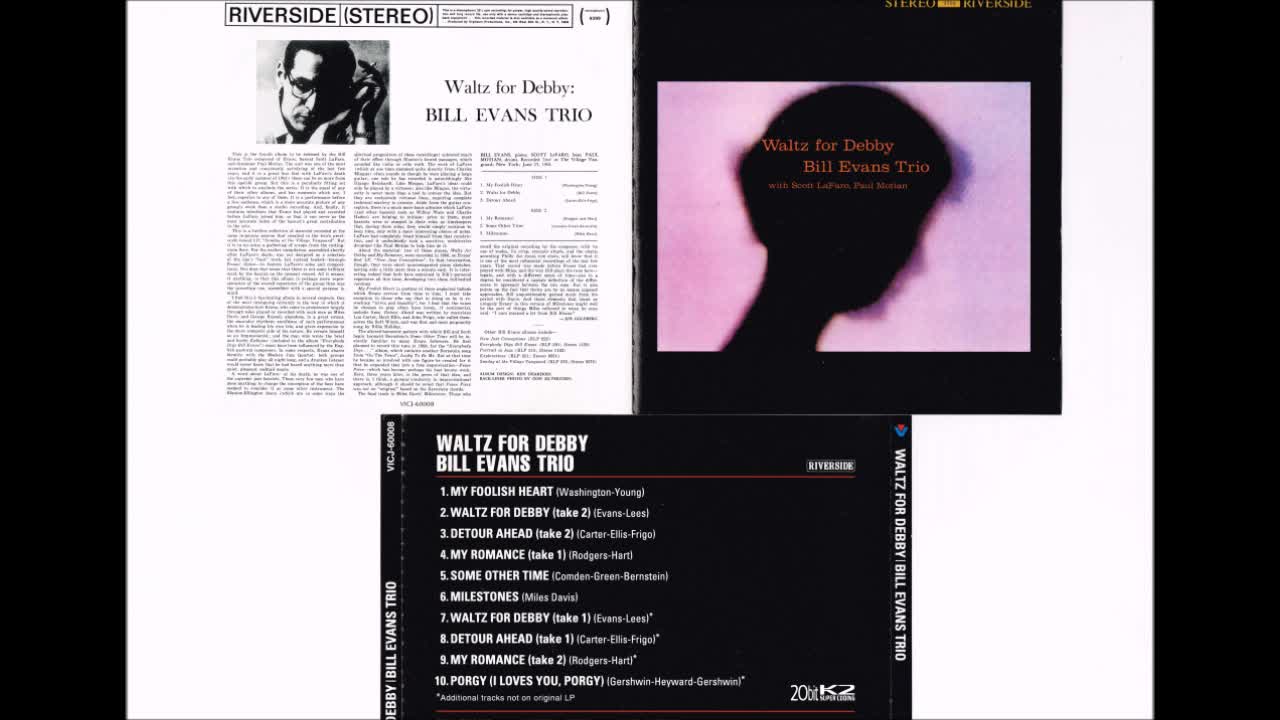 Waltz for Debby Bill Evans Trio