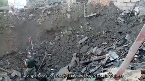 6 S-300 rockets were fired at Mykolaiv, no casualties
