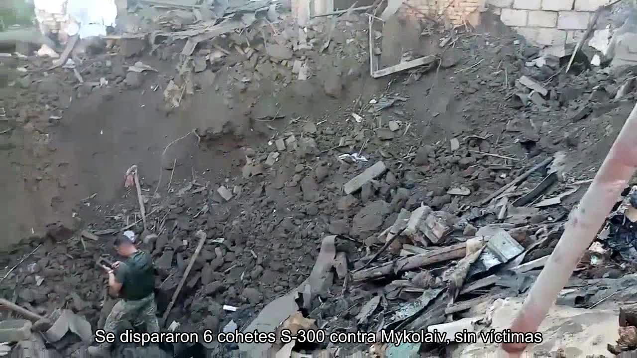 6 S-300 rockets were fired at Mykolaiv, no casualties