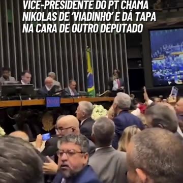 Deputado do PT chama NIKOLAS de 'viadinho' e dá TAPA em colega