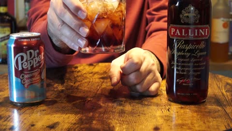 Pallini Raspicello Liqueur & Dr Pepper Creamy Coconut