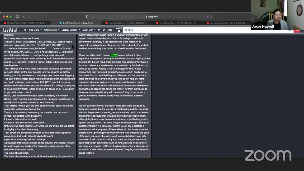 Juan O Savin, David Rodriguez, It's gonna be Biblical 3/17/21