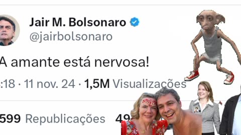 - A amante está nervosa! 😁