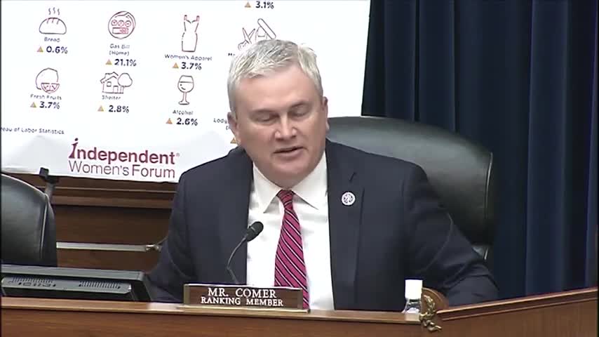 'You Learned This In Economics 101': James Comer Slams Dems Over Inflation