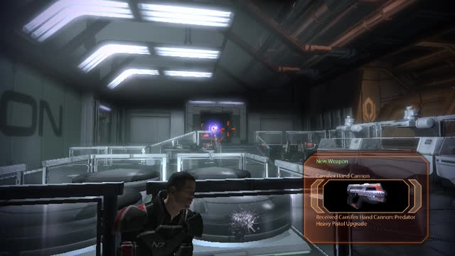 Miranda Helps Shepard To Survive Against Mechs In Recovery Labs Mass Effect 2 Mod Game-play