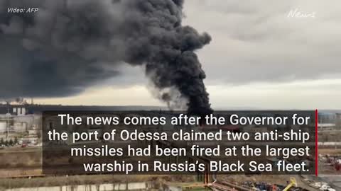 Russian warship Moskva explodes on Ukraine coast