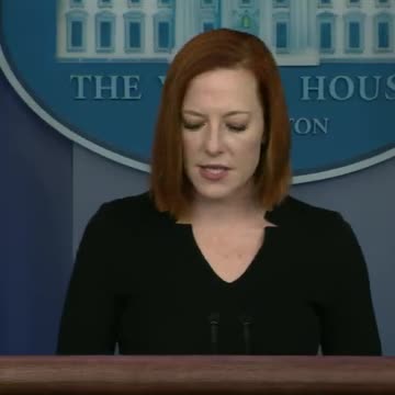 Psaki: “On Thursday [Jan. 6], the President is going to speak to the truth of what happened, not the lies that some have spread since, and the peril it has posed to the rule of law.”