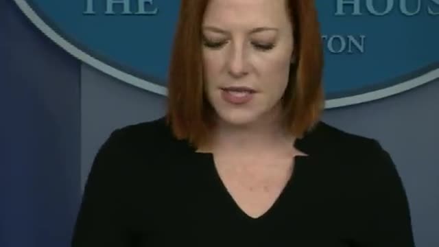 Psaki: “On Thursday [Jan. 6], the President is going to speak to the truth of what happened, not the lies that some have spread since, and the peril it has posed to the rule of law.”