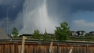 Fascinating Time-Lapse of Storm Downburst