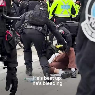 Canadian police attack pro-Palestine demonstrators at Toronto protest