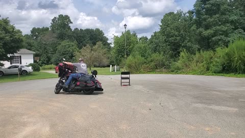 Dreaded low speed U-Turns on a heavyweight bagger/dresser