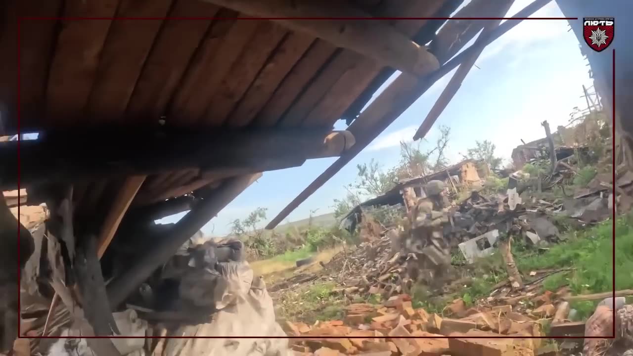 Video of the battle in the first person.The "Rage" brigade of the Offensive Guard works