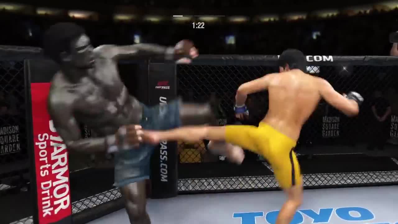 Bruce Lee vs. Incredible Hulk - EA Sports UFC 4 - Epic Fight 🔥🐲