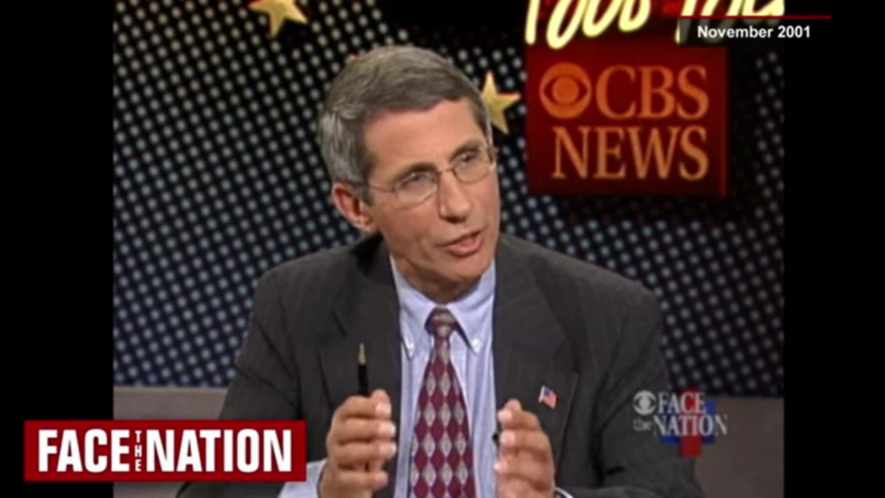 Fauci On Smallpox Vaccines and Anthrax Contact Tracing (2001)