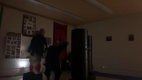 Bagua Tight Hand application with follow up destructive escape.