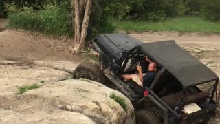 Jeep TJ Rockrash Garden climb out Tuttle ORV