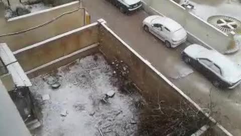 Snow in Syria