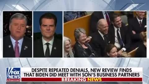 Hannity: Gaetz Exposes Biden Crime Family
