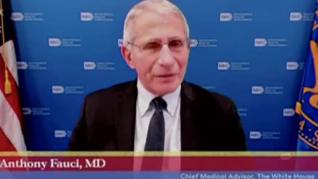 Lying Fraudster Fauci: "if you and your family's vaccinated, you can enjoy Thanksgiving, Christmas