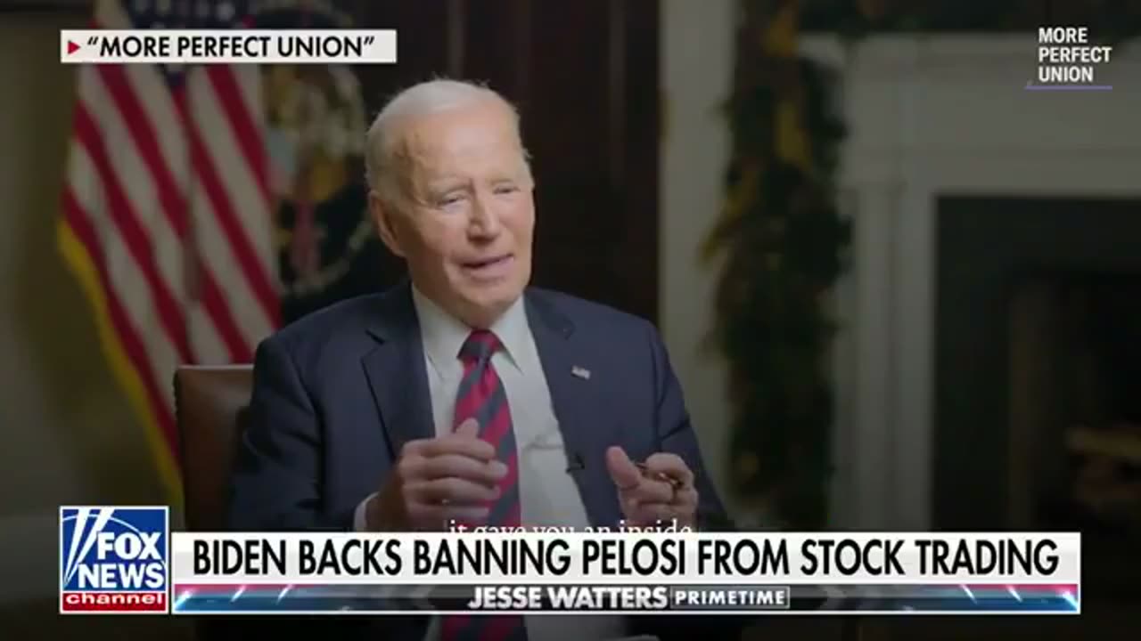 Joe Biden just threw a hand grenade on Nancy Pelosi’s lap… No More Insider Trading