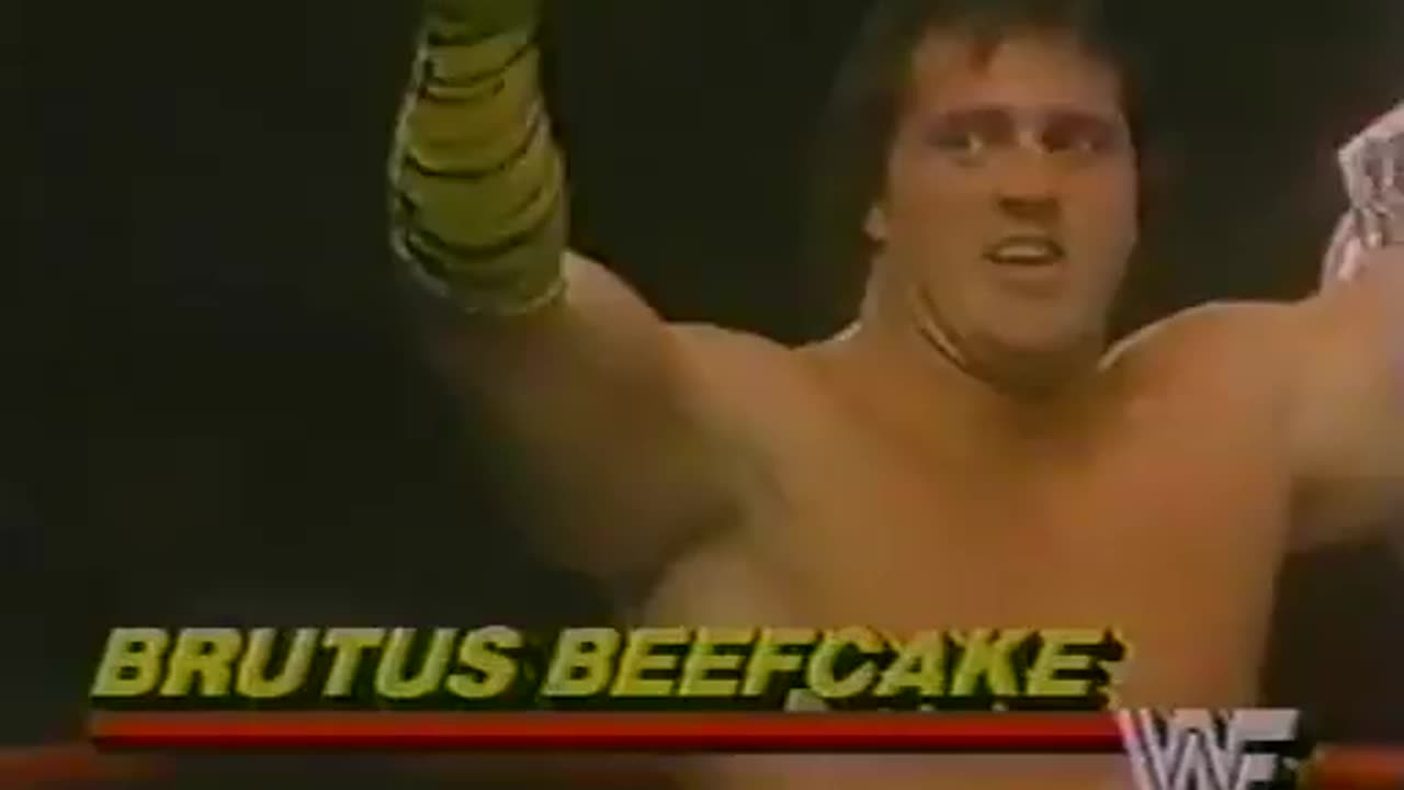 Brutus beefcake at end of match