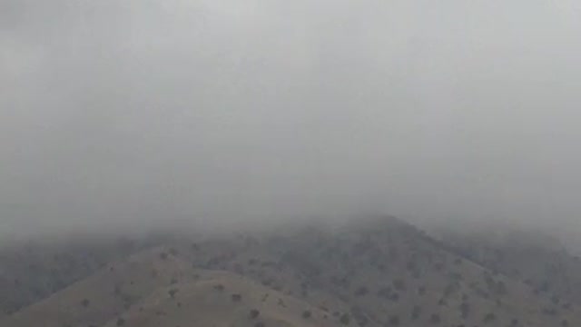 Mountain in Cloudy Foggy Weather