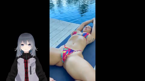 Stretching for swimming 👙 