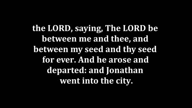 1 Samuel 20 King James version