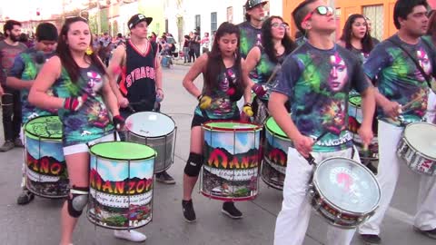 Bolivian and Peruan dance music festival in Santiago, Chile