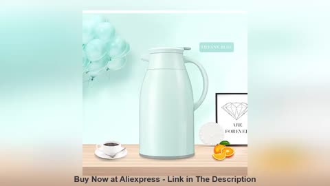 ☀️ 1L/1.6L/1.9L Large Capacity Thermal Insulation Pot Warmer Bottle Kettle Coffee Tea Vacuum Flasks